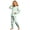 Sky Blue-PXUM, variant on Vdoaml Kids Halloween Print Pajama Little Girls Long Sleeve Top Pants Two Piece Set Children Sleepwear Nightwear 6-7 Years Pink