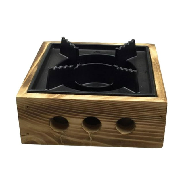Estufas de Portátiles Estufas de Sólido Equipo de Cocina Cuadrado Horno Quemador de para Acampar Senderismo Mochilero Picnic C 16cm Sunnimix Estufas de campamento