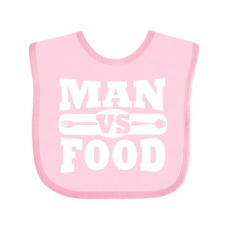 

Inktastic Man vs Food Gift Baby Boy or Baby Girl Bib