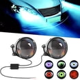 thumbnail image 4 of Car Devil Eyes LED Headlights Dynamic LED Headlight Motorcycle Front Spotlight Lenses Eyes For Car Retrofit Headlights Kit, 4 of 8