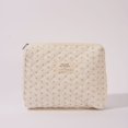 thumbnail image 1 of Bolsa de almacenamiento floral, bolsa de cosméticos de gran capacidad, bolsa de forro, almacenamiento portátil, organizador para estudiantes, lavado, tela de algodón acolchada, 1 of 6