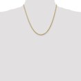thumbnail image 2 of 10k Yellow Gold 3mm Rope Chain Necklace Pendant Charm, 2 of 9