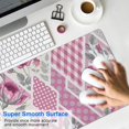 thumbnail image 4 of Long Mouse Pads for Desk,Pioneer Flower Floral Print Pattern Desk Mats on Top Of Desks, Desk Mouse Pad Extra Large with 3mm Non-Slip Base and Stitched Edge for Gaming,Office,Work,Home 35.4"x15.7", 4 of 6