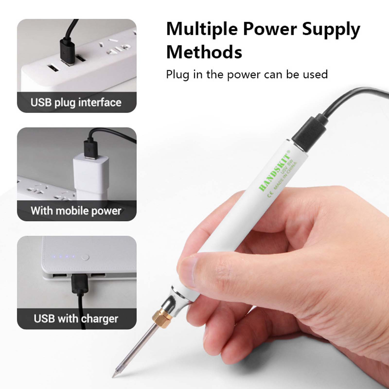 Soldering Iron Kit, 100W High Power Portable Soldering Iron, 3 Precision Soldering Tips(C210), Automatic Temperature Adjustment, 2 Seconds Fast Heating(390°F-840℉), Soldering Iron For Precision Repair, Irons - Canada