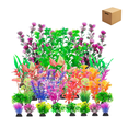 thumbnail image 2 of 30 Pcs Plantas Artificiales Decorativas Acuario Pecera Belug, Multicolor, 2 of 5