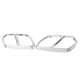 thumbnail image 3 of Stainless Steel Quad Exhaust Tip for Car Exhaust Replacement & Maintenance - Chrome Finish, 3 of 5