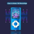 thumbnail image 5 of Bluetooth Mp3 Player Portable Mp4 Music Playing Stereo Fm Radio External Student Mp3 Recorder pink, 5 of 5