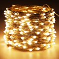 thumbnail image 3 of Silver Wire 66 Ft 200 LED USB Fairy String Lights with On/Off Switch (Warm White), 3 of 16