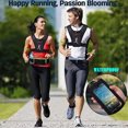 thumbnail image 4 of Lindbes Running Phone Holder Vest  Running Vest Phone Holder  Running Belt With Waterproof Adjustable Elastic Strap  Key Holder Reflective Waterproof Phone Pouch  Running Belt With Water, 4 of 7