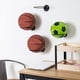 thumbnail image 5 of 4 Piezas Estante de Almacenamiento de Hierro para Baloncesto, Fútbol, Voleibol, Estante de Almacenamiento de Pared para el Hogar, Estante de Bolas Montado en la Pared, 5 of 5