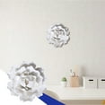 thumbnail image 1 of Ceramic Flower Wall Decoration Hand Made Ceramic Wall Flower Decoration White, 1 of 6