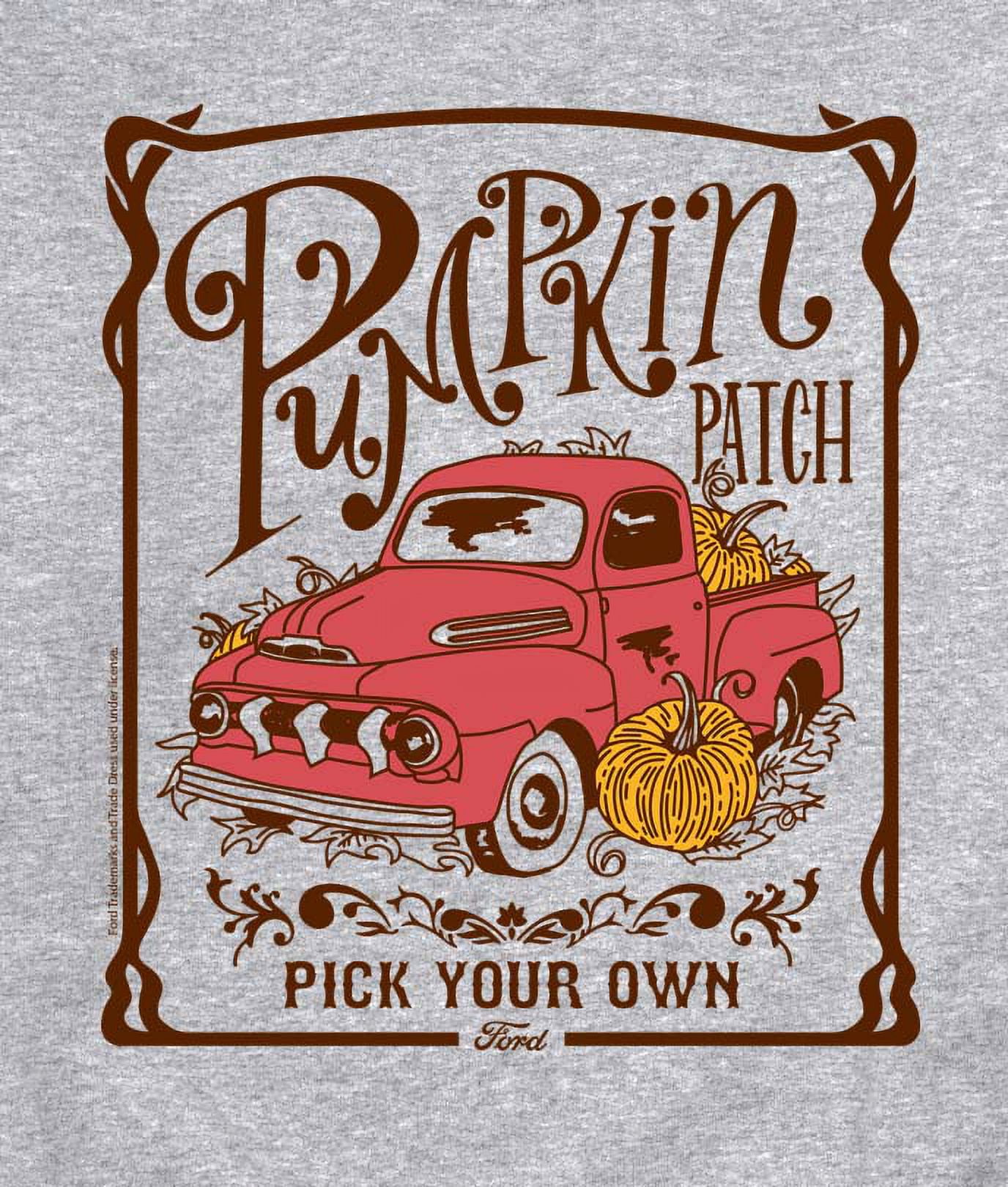 Ford - 1952 Ford F100 Pumpkin Patch - Men's Crew Fleece Pullover Sweatshirt