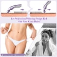 thumbnail image 3 of Afeitadora eléctrica para mujer Afeitadora eléctrica para mujer Bikini Piernas Axilas Vello público Recortadora recargable con cabezal desmontable Inalámbrico Uso en seco y húmedo, 3 of 5