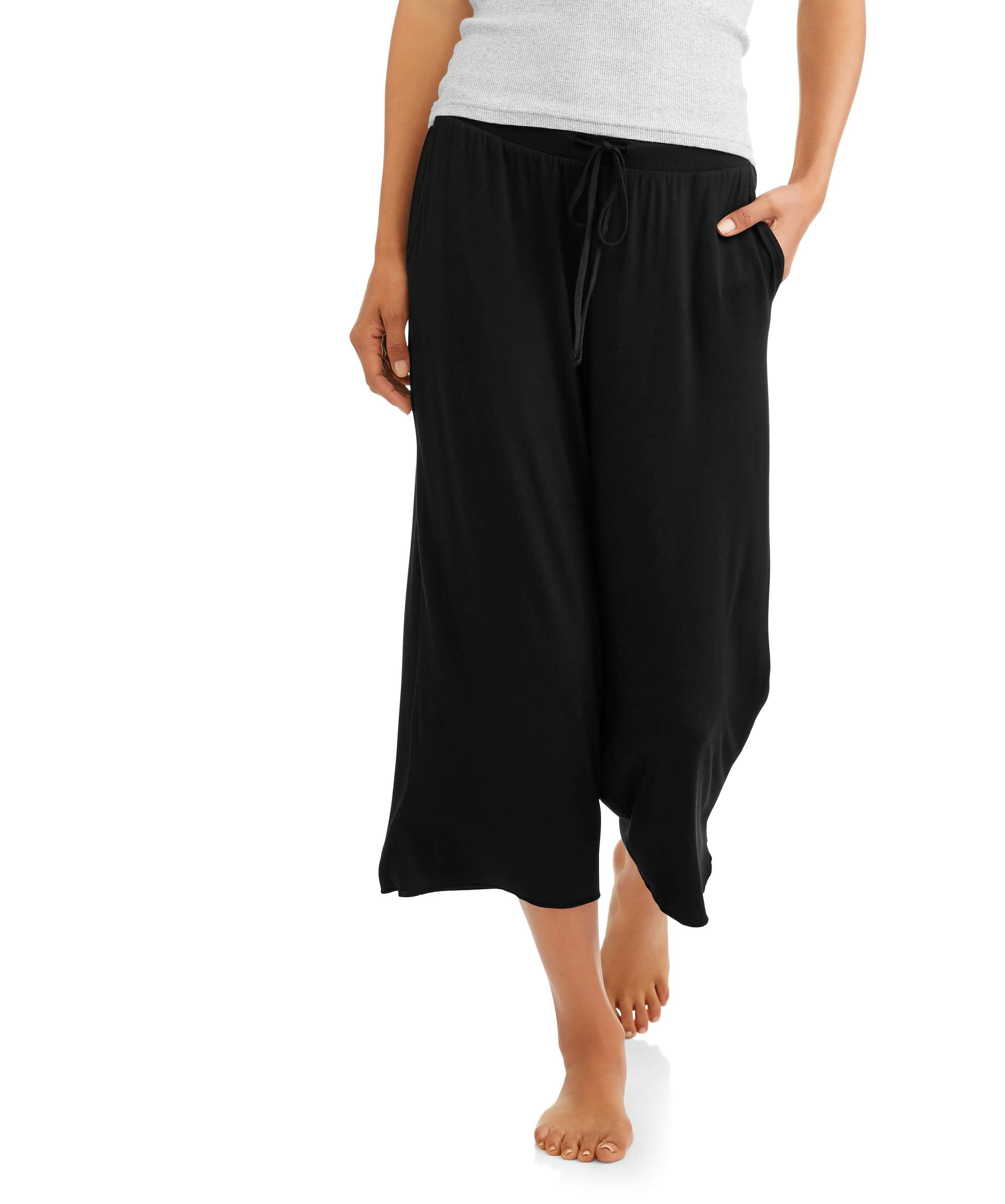 plus size capri sleep pants