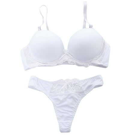 Midwennn Lingerie Bra Padded Lace Ladies Knicker Push Up Women s Sexy Bras Set Underwear plus Size Lingerie for Sexy