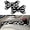 Style 1, variant on Black-white cow print Pattern 2pcs Car Headrest Car Neck Pillow + 2 pack Car Seat Gap Filler - Universal Car SUV Truck(style 4)