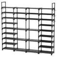 thumbnail image 1 of Organizador para zapatos ROJASOP, grande, 9 niveles, 64 a 68 pares, negro, 1 of 9