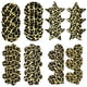 thumbnail image 1 of 12 pares de cubiertas para pezones autoadhesivas con estampado de leopardo, cubiertas para pezones desechables de varios diseños, 1 of 6