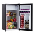 thumbnail image 2 of EDTara Compact Mini Fridge With Freezer, 3.2 Cu Ft Capacity, Single Door, 7 Adjustable Temperature Levels for Bedroom or Dorm, 2 of 7