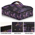 thumbnail image 2 of Iauyy Casserole Carrier for Hot Food Insulated Casserole Travel Carry Bag with Lid Food Warmer Bag for Party/Picnic,Shining Light and Glittering Sequins, 2 of 7