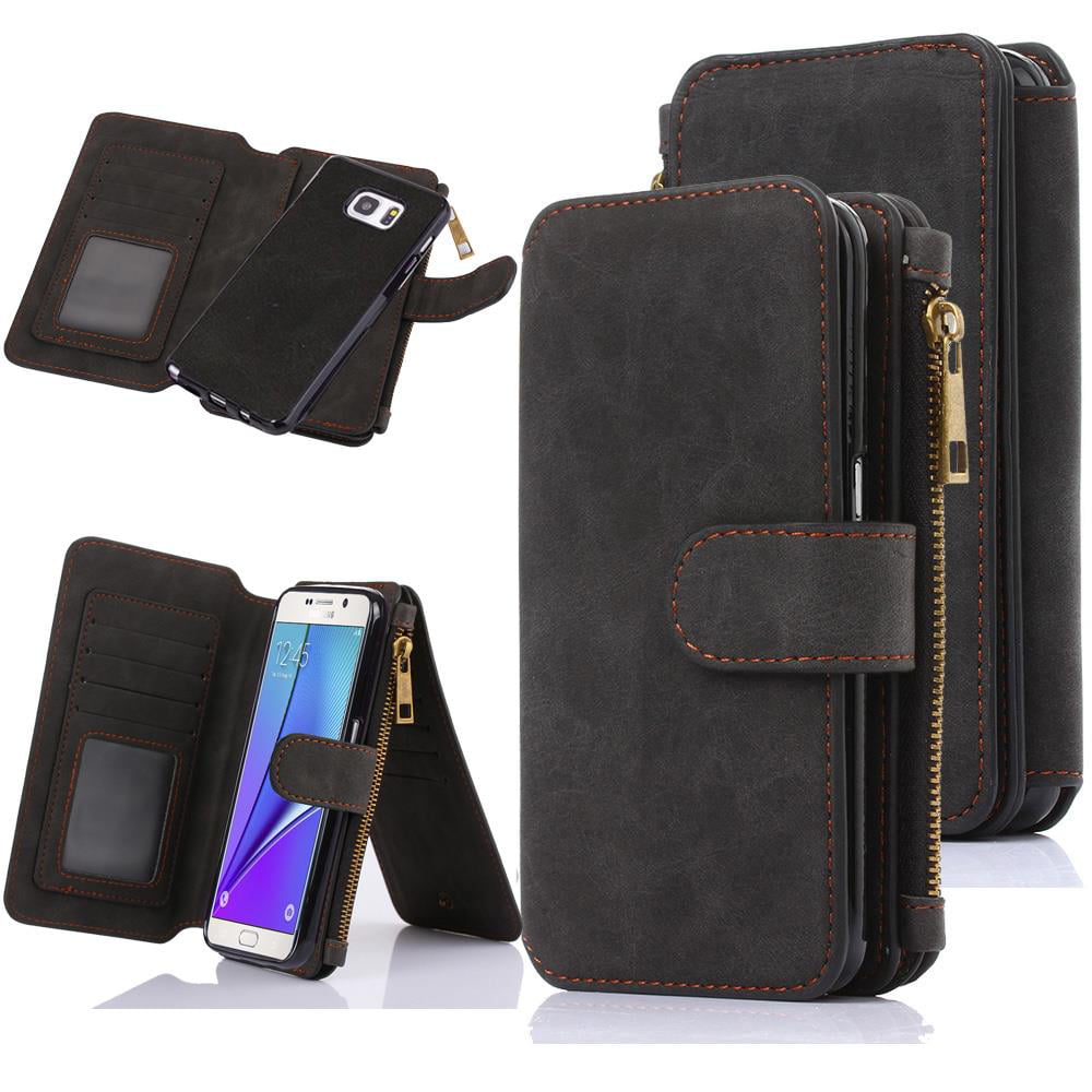 PU Leather Wallet 【2 Card Slots 1 Money Pocket】 【Magnetic Closure】 【Stand Kickstand】 Folio Phone Case Black Keyyo Flip Cover for Ulefone Note 13P Case