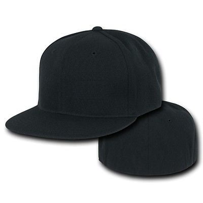 solid black ball cap