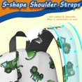 thumbnail image 5 of Tractor and Tractors White Pattern 17" School Backpacks for Teens,Waterproof Oxford Fabric,S-Shape Padded Straps for School,Travel,Hiking,Camping, 5 of 6