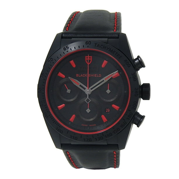 Pre-Owned Tudor Black Shield 42000CR Ceramic 42mm Watch (Certified ...