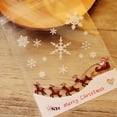 thumbnail image 4 of PENGXIANG 100Pcs Self-adhesive Christmas Cookie Candy Packaging Bag Baking Snack Pouch Style 4 One Size, 4 of 13