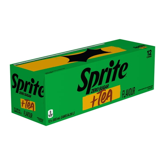 Sprite + Tea Zero Sugar, Sprite + Tea Zero 12x355ml