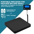 thumbnail image 2 of Smart Weigh Digital Postal Shipping Scale, 220 lb Capacity, 0.1 oz Readability, Hold & Tare Function, Includes Batteries & USB-C, 2 of 7