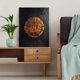 thumbnail image 5 of Qisvanset Framed Canvas Wall Art 12x16 Inch Dark Wood Tree Ring Grunge Minimal Modern Art, 5 of 5