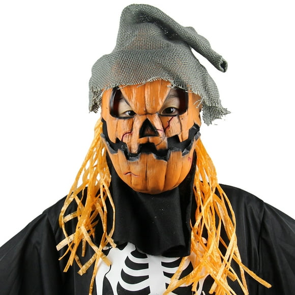 Halloween Head Mask Realistic Pumpkin Latex Full Face Costume Mask Cosplay Mask