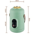 thumbnail image 3 of Mini Stainless Steel Electric Ramen Cooker for Dorm, Office, and Travel, 3 of 7
