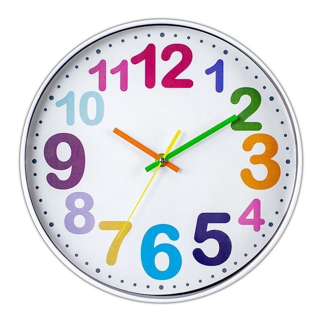 Reloj de Pared YONGSHENG Diseño 3D Números Grandes 30cm con Pilas para Sala de Estar
