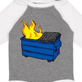 thumbnail image 4 of Inktastic Dumpster Fire Boys or Girls Long Sleeve Baby Bodysuit, 4 of 5