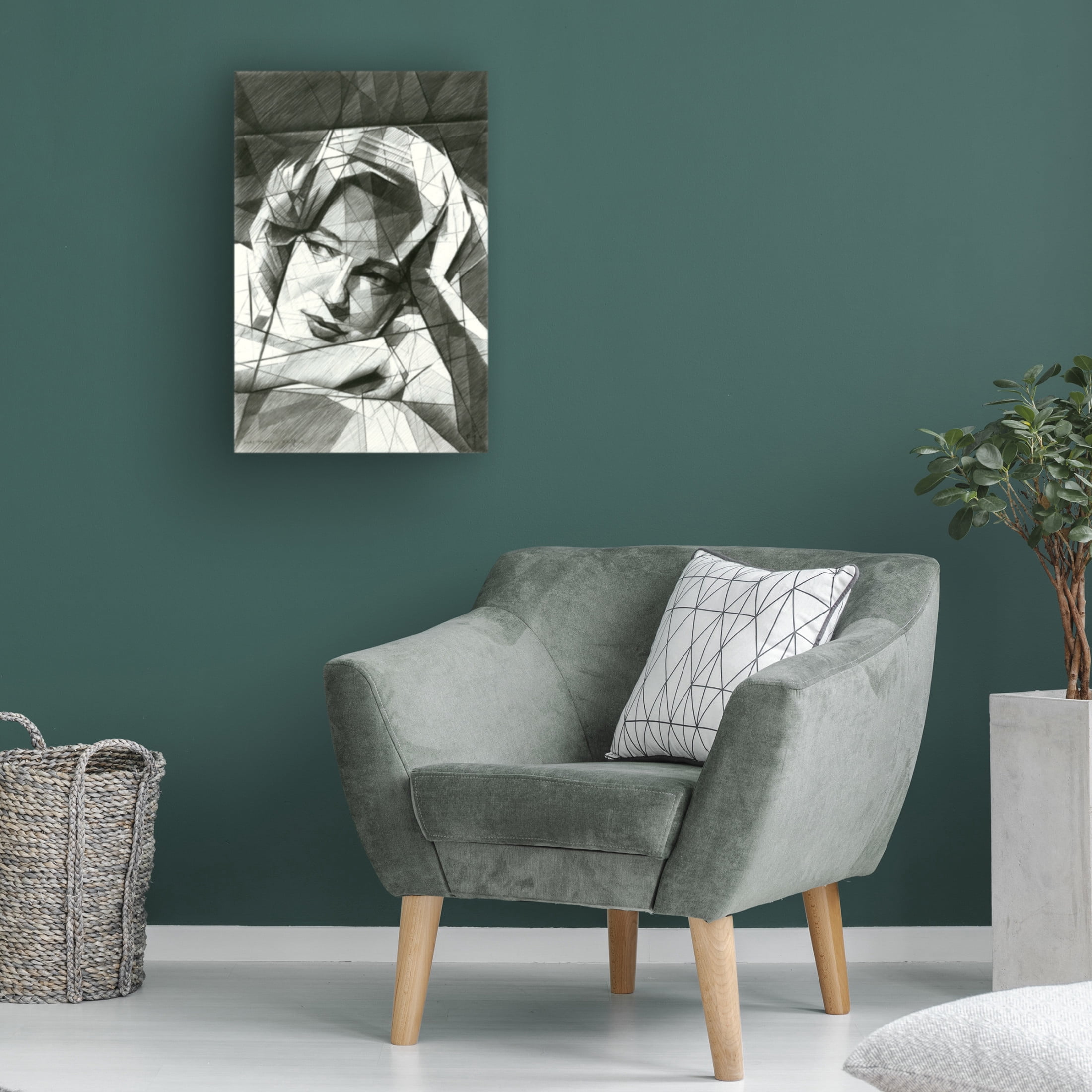 Trademark Fine Art Corne Akkers  Simone Signoret Canvas Wall Art
