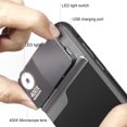 thumbnail image 4 of Microscope Lens, Phone Mini Pocket Microscope 400X Easy To Use with LED Light Guide for 15pro, 4 of 7