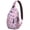 Small, variant on Small Floral Crossbody Sling Bag for Women, Lightweight Retro Botanical Hiking Backpack, Aesthetic Bloom Travel Shoulder Pack