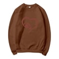 thumbnail image 3 of Sweat à Capuche Sans Capuche pour Femmes Imprimé Football Surdimensionné – Col Rond Décontracté pour Usage Quotidien et Activités Sportives, 3 of 3