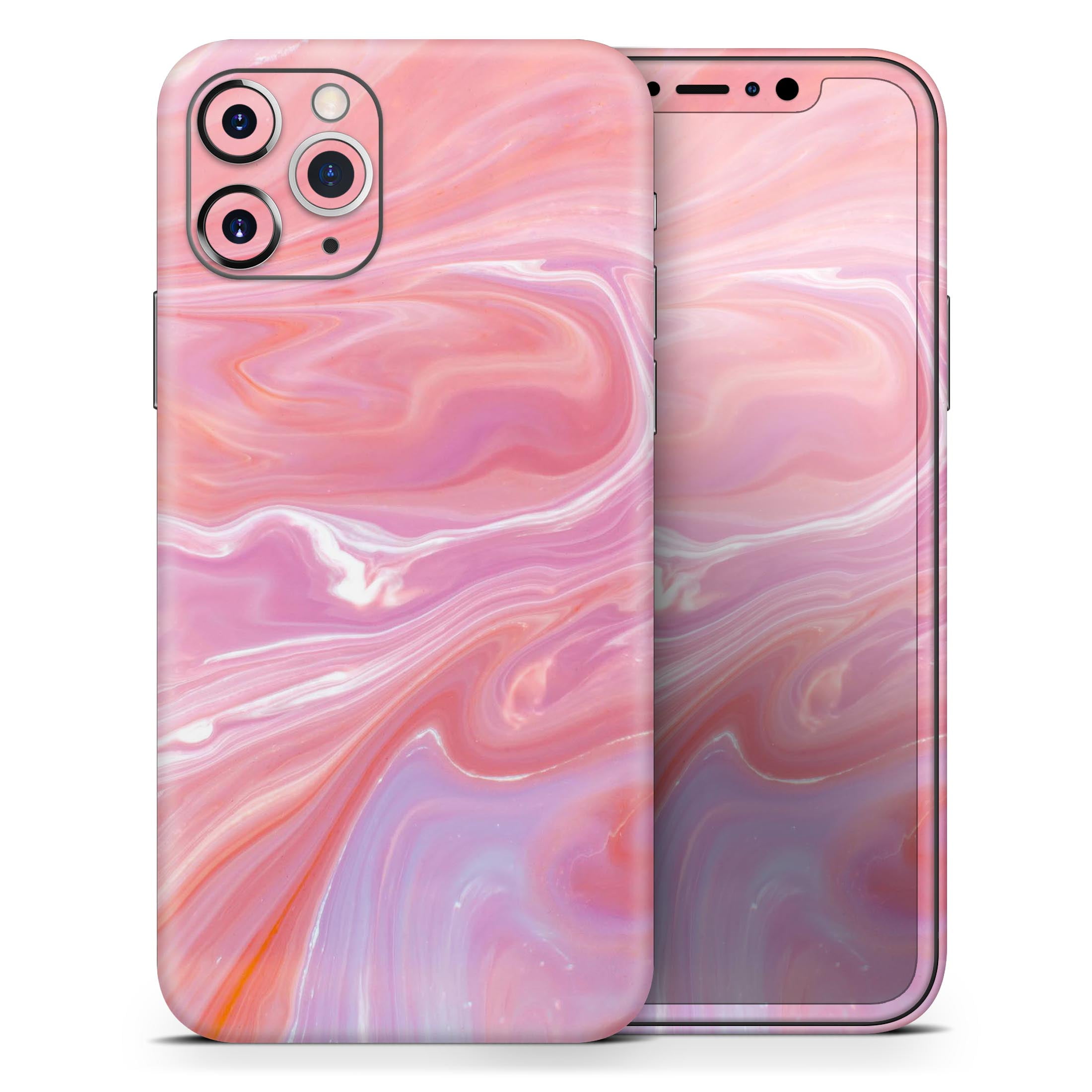 Rose Gold Scratched Designskinz Protective Vinyl Decal Wrap Skin Cover Compatible With The Apple Iphone 11 Pro Max Full Body Screen Trim Back Glass Skin Walmart Com Walmart Com