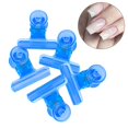 thumbnail image 4 of 5Pcs Curve Nail Extension Clips, Clips Plastic Clips Facial Moisturizers Art Accessories, Nail Shaping Tools, For Face Moisturizers Fixed Nail Shape(Blue), 4 of 5