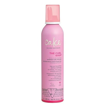 Cake Beauty Whipped Curl Defining & Volumizing Mousse – Aloe Vera & Vitamin E for Flexible Hold - Vegan No Heat Curls Mousse for Wavy & Curly Hair - Sulfate & Cruelty Free Hair Products For Women