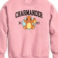 thumbnail image 2 of Pokémon - Charmander Collegiate - Youth Crew Fleece Sweatshirt, 2 of 4