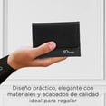 thumbnail image 5 of Cartera para hombre SQbags John Black con gran espacio de almacenamiento, 5 of 5