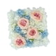 thumbnail image 2 of Fondo fotográfico con paneles de flores artificiales para decorar el hogar. Blanco Azul Rosa, 2 of 9