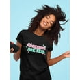 thumbnail image 2 of Unicorns Are Real Doodle Quote T-Shirt Women -Image by Shutterstock, Female Large, 2 of 4