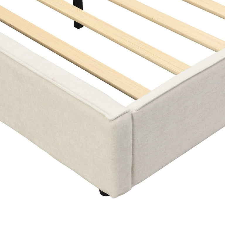 Paxton Modern Queen Upholstered Bed, Platform Bed with