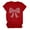 Red, variant on SOOMLON Valentines Day Tops Women Couple Valentines Gift Tunic Short Sleeve Crew Neck Shirts Funny Heart Graphic Blouses Fashion Valentines Outfits 2025 Orange XL