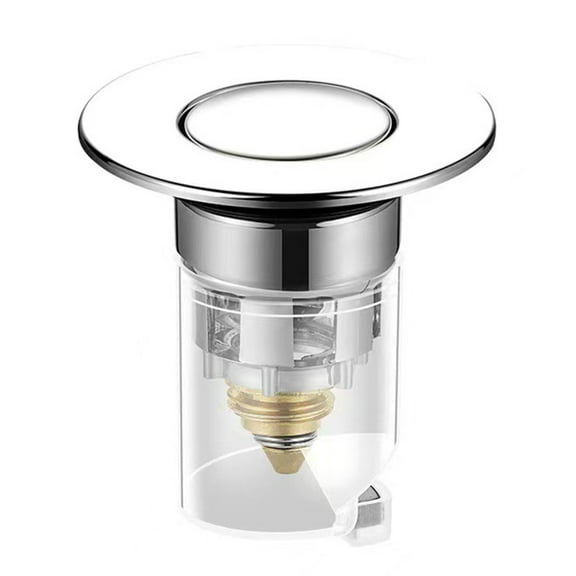 Metal Bounce Basin Drain Filter Kitchen Bathroom Tool Hair Stopper Bath Stopper